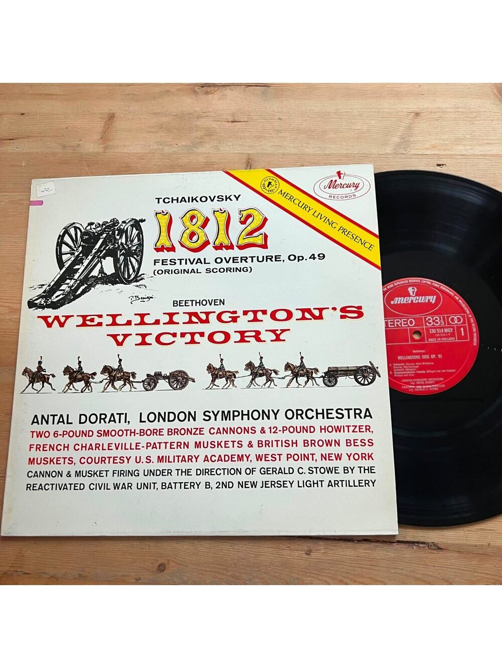 Various - Tchaikovsky's 1812 Festival Overture, Op.49 33rpm VG+ VR20